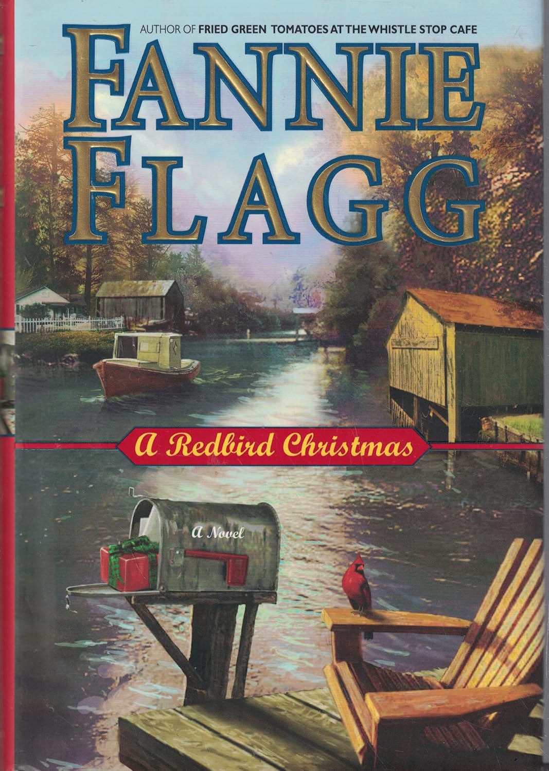 A cardinal on a chair