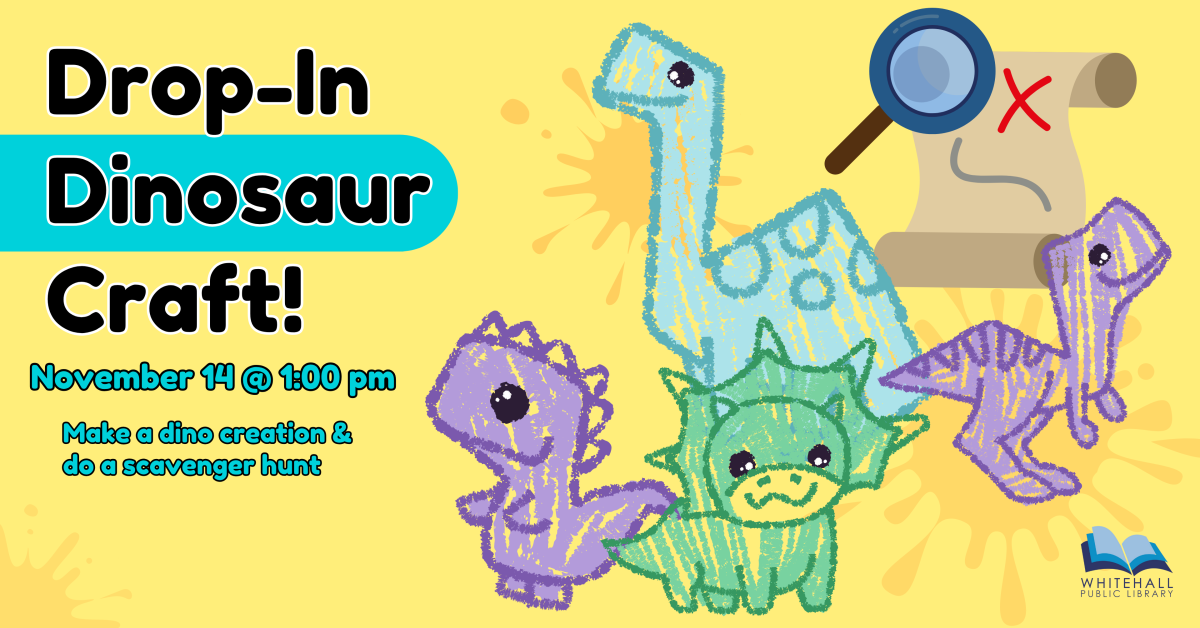 Dino craft and scavenger hunt